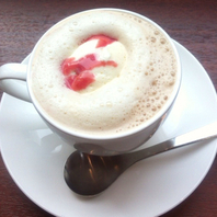 苺のミルク珈琲