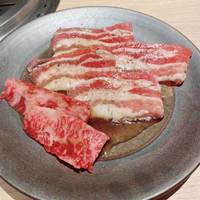 薩摩牛中落ちカルビ＆豚焼きすきランチ