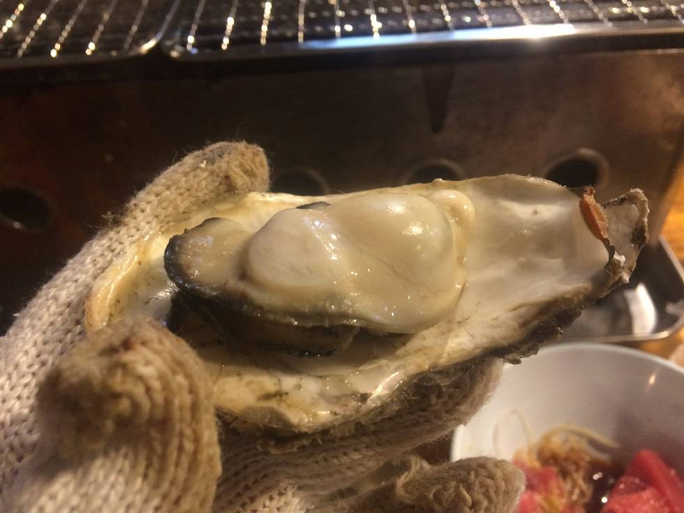 牡蠣のがんがん焼き