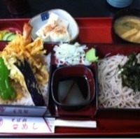 蕎麦と天丼のセット
