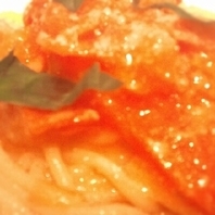 完熟オーガニックトマトのスパゲティー