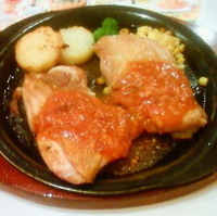 若鶏のグリル・ガーリックソース