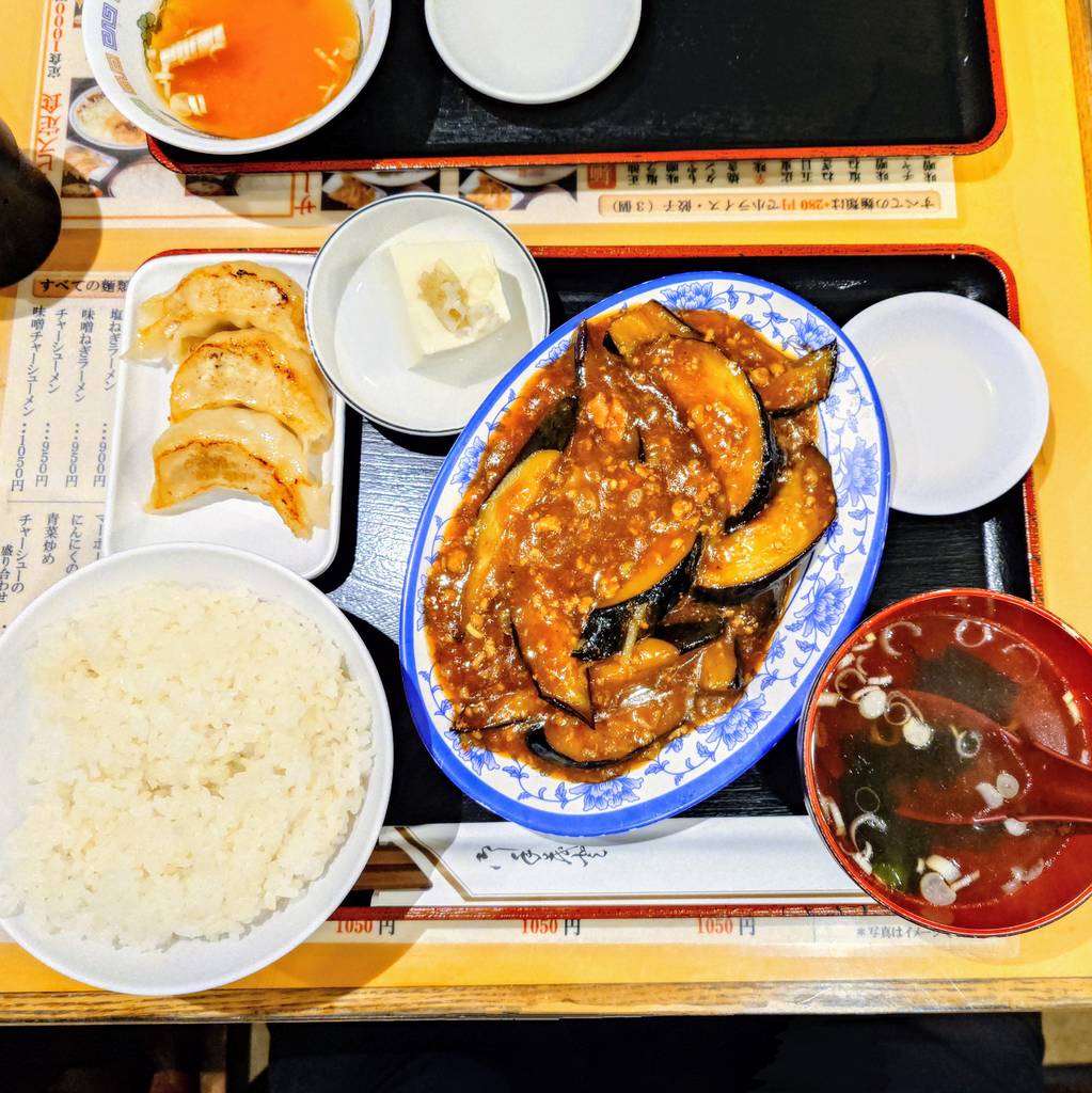 麻婆ナス定食