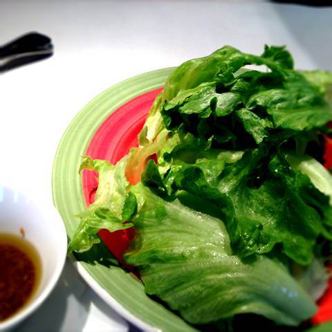 レタスのバーニャカウダ