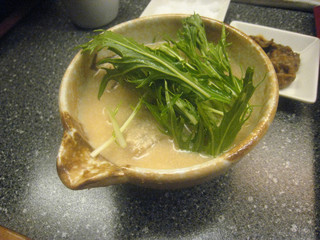 カキの吟醸粕煮込み