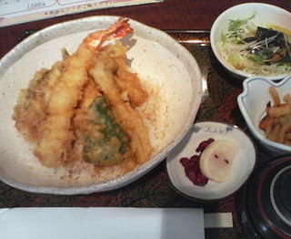 大えびと穴子の上天丼