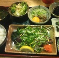 カツオのたたき定食