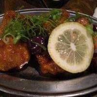 ホルモンの甘辛揚げ