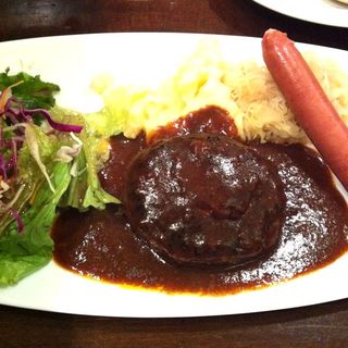 ハンバーグステーキ＆ソーセージ