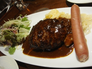 ハンバーグステーキ＆ソーセージ