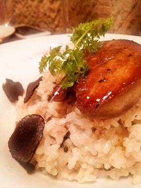 トリュフとフォアグラのリゾット