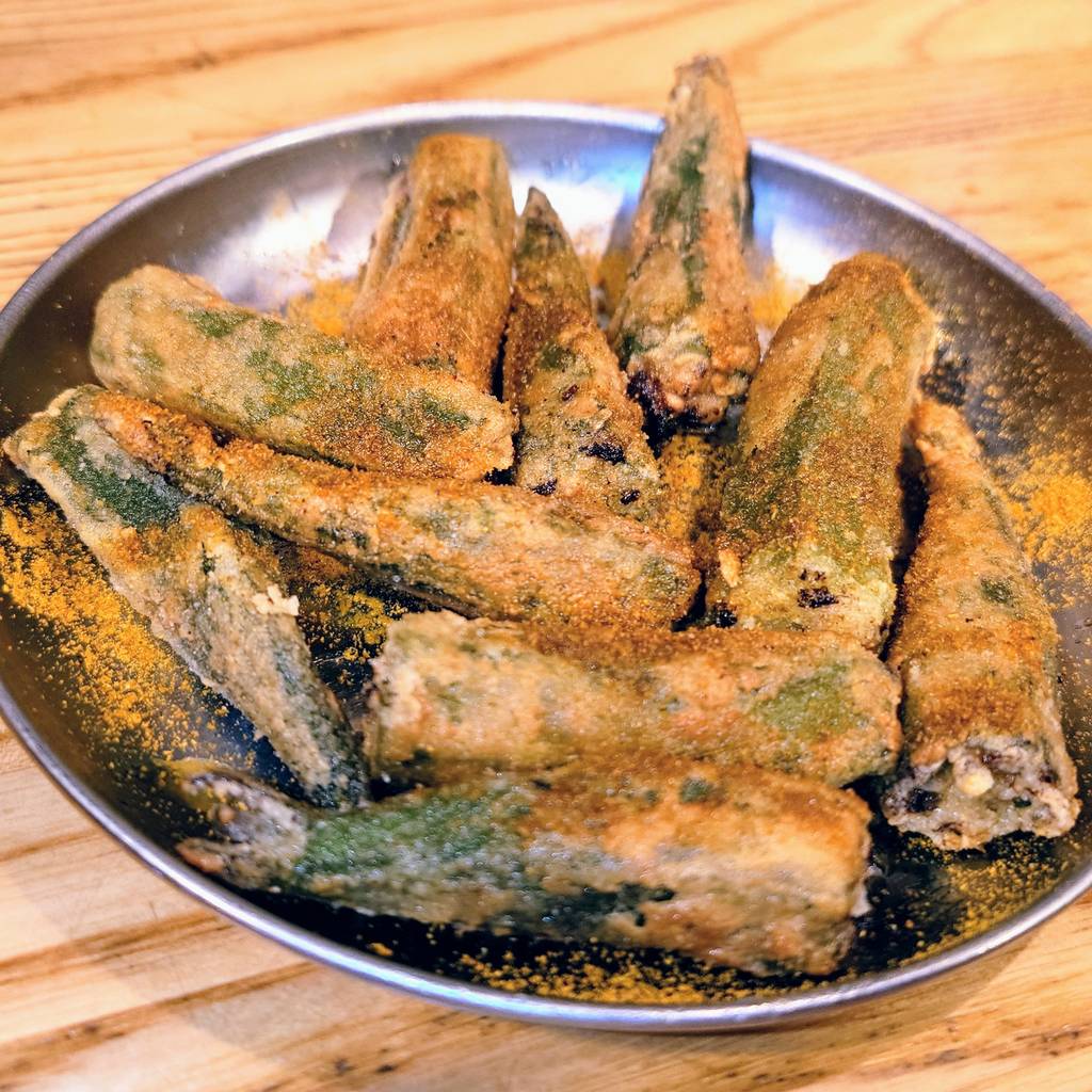 おくら唐揚げ　カレー風味