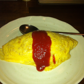 喫茶店のオムライス