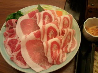 米沢天元豚のしゃぶしゃぶランチ