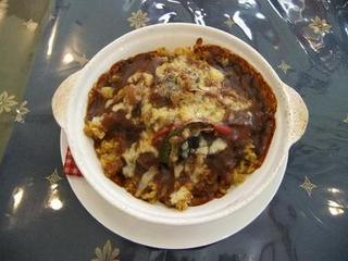 ドライ焼きカレー