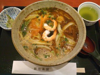 海老と野菜のあんかけラーメン