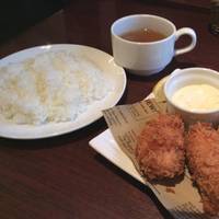 岡山県産　大粒カキフライ　３ヶ　サラダビ…