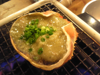 蟹味噌甲羅焼き