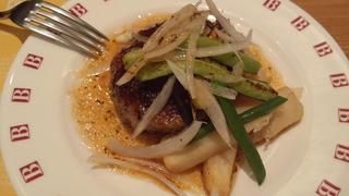 ハンバーグステーキ　和風わさびソース