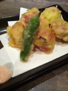 いちじくの天ぷら