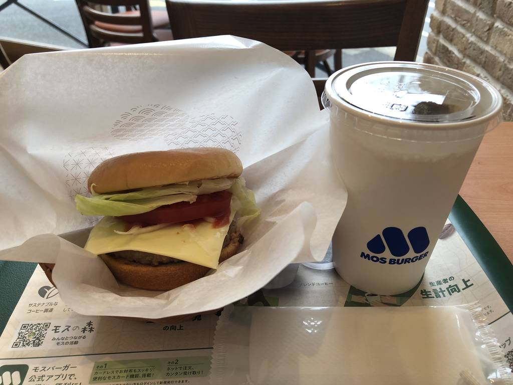 モーニング野菜チーズバーガー