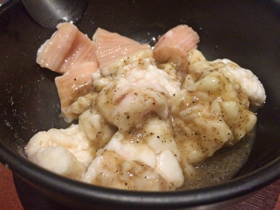 ホルモン八丁味噌だれ