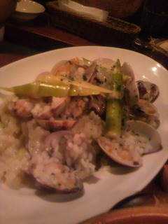 アサリのリゾット