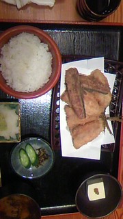 アジフライ定食
