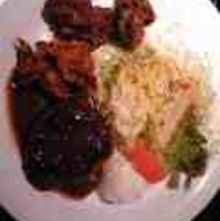 ハンバーグ＆鳥唐揚げハーフ＆ハーフランチ…