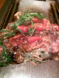 トマトお好み焼き