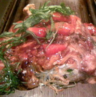 トマトお好み焼き