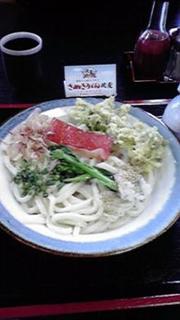春のぶっかけうどん
