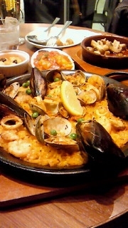 魚介のパエジャ