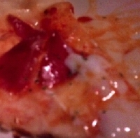 生ハムと半熟卵