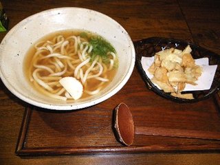 ごぼうのかきあげうどん