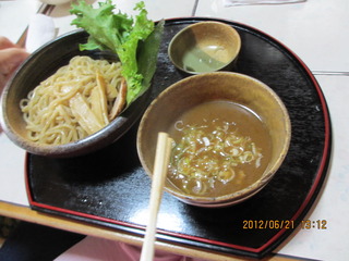 全粒粉濃厚魚介つけめん