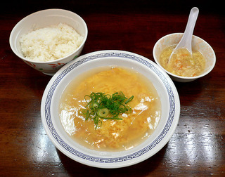 小海老いっぱいのエビ玉定食　