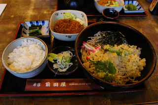 冷やしたぬき定食