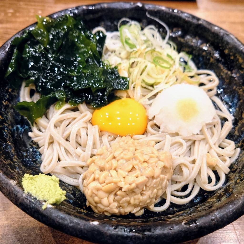 納豆おろしそば 冷