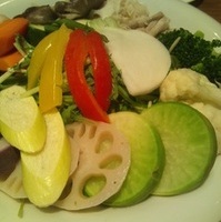 蒸し野菜のサラダ