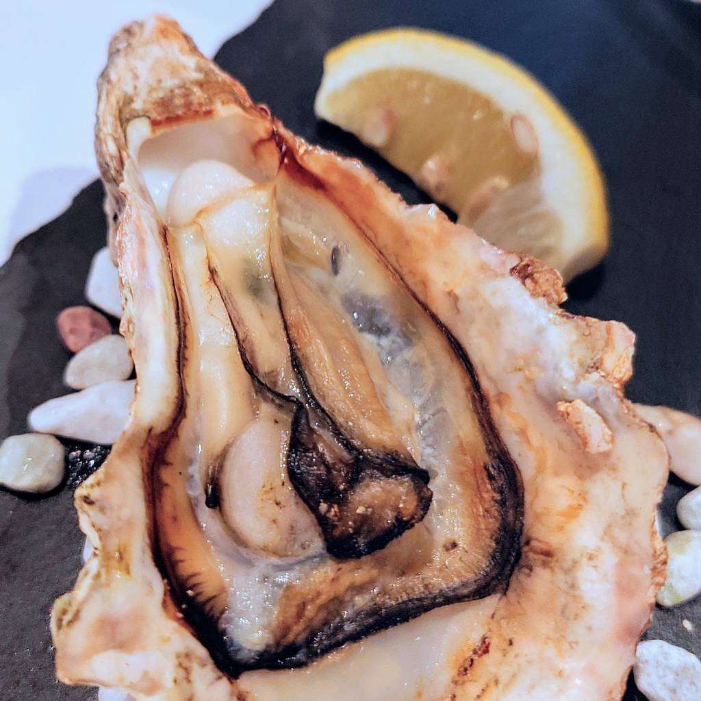 焼き牡蠣 素焼きレモン