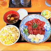 くじら刺身（上）定食