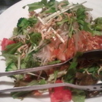 じゃこと梅肉のサラダ