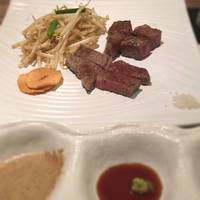 和牛サーロインとシャトーブリアン