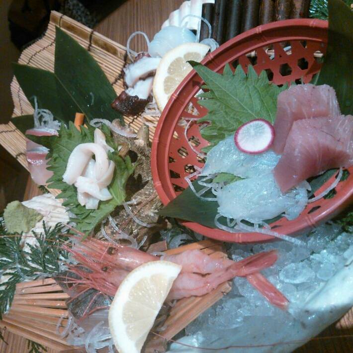 お造りの盛り合わせ