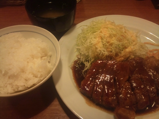 トンテキ定食