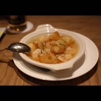 小海老のあつあつアヒージョ