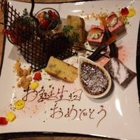 誕生日のデザート