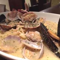 アサリとムール貝のペペロンチーノ