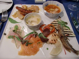 前菜のプレート